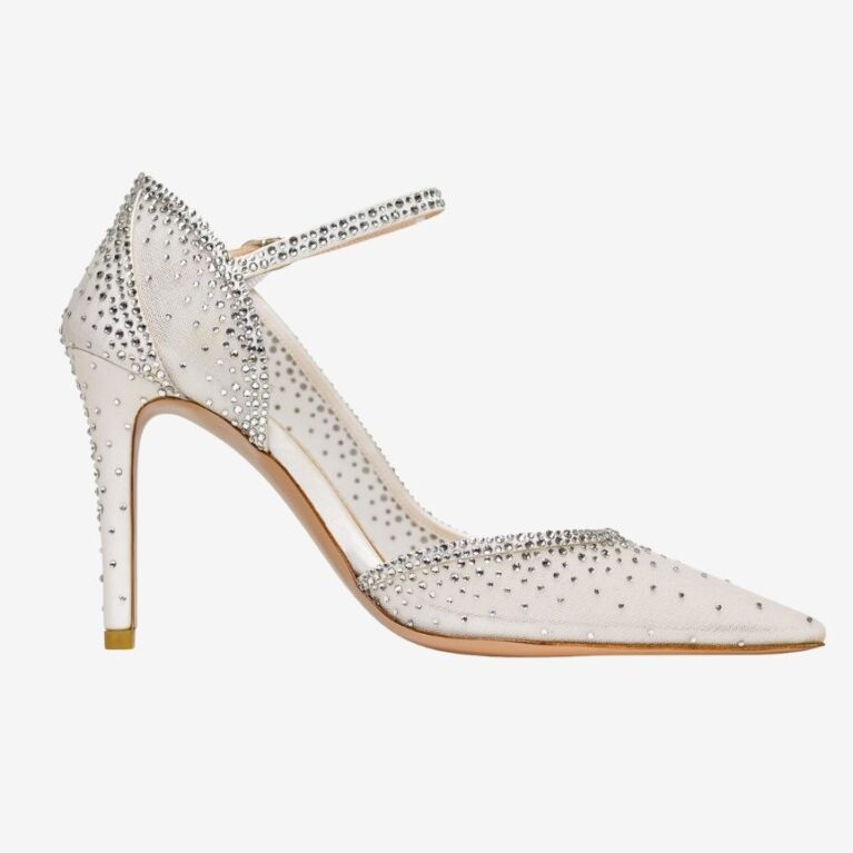 Radiant White Bridal Heels